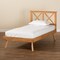 Baxton Studio Galvin Modern and Contemporary Brown Finished Wood Twin Size Platform Bed 179-11245-Zoro - alternate 2